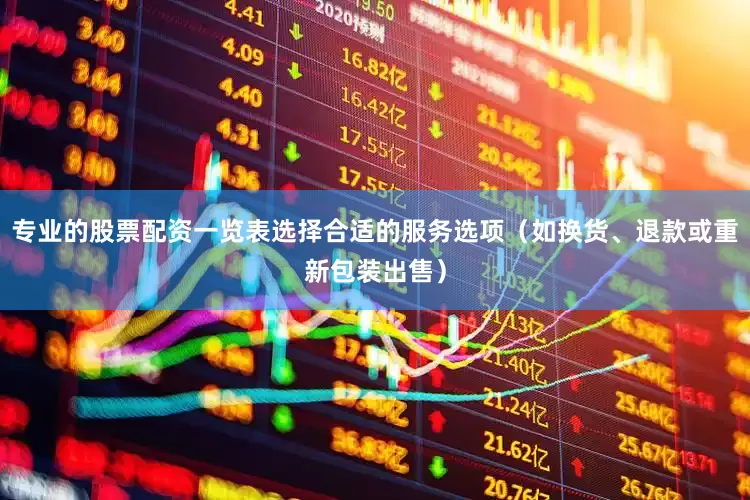 专业的股票配资一览表选择合适的服务选项（如换货、退款或重新包装出售）